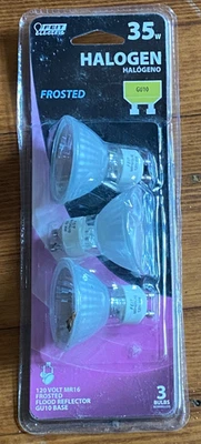 Feit Electric Frosted Bright White 35 Watt GU10 Pin Light Bulbs 3 Pack - Image 1 of 2
