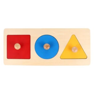 TOYANDONA 1 Pieces Baby Wooden Shape PuzzlesMontessori Wood Knob Puzzle for T... - Picture 1 of 9