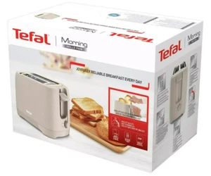 Tefal Morning 2 Slice Toaster - Modern Cream, Dotted Design Easy Clean, TT2M08G0 - Picture 1 of 8