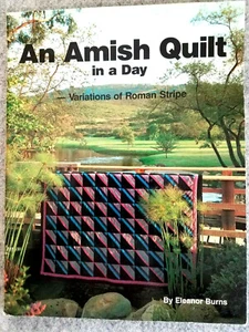 QIAD AN AMISH QUILT Roman Stripe Variations 48pg soft book Eleanor Burns 1986 - Picture 1 of 7