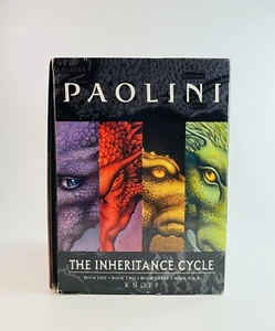 The Inheritance Cycle 4-Book Set Paperback Paolini Knopf w/ Posters Foldout Map - Picture 1 of 10