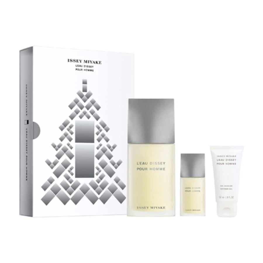 Issey Miyake Mens 3pc Set 4.2oz EDT + .5oz EDT Mini + 1.6oz Shower Gel Foto 1 de 1