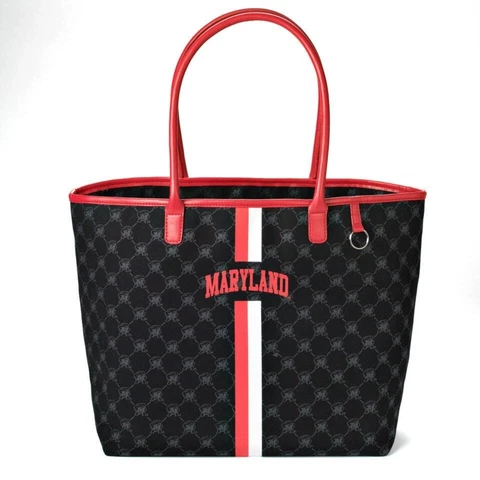 NCAA Maryland University Terrapins 19" Canvas Tote Handbag Purse Bag Official Cover