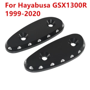 Rearview Mirror Seat Decorative Cover Base For Suzuki Hayabusa GSX1300R 99-20 - Imagen 1 de 9