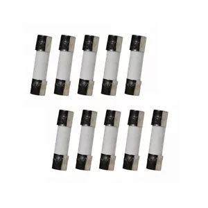 10Pcs 250V 10A F10AL250V 10 amp Fast Blow Acting Quick Ceramic Fuses 5x20mm - Picture 1 of 2