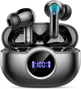 Wireless Earbuds, 2025 Bluetooth 5.4 Headphones Hi-Fi Stereo 3D Bass Ear Buds, 4 - Picture 1 of 12