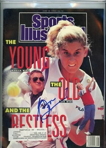 GEORGE STEINBRENNER YANKEES SPORTS ILLUSTRATED SIGNED AUTOGRAPHED BAS BECKETT - Picture 1 of 5