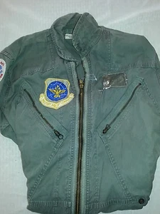 1968 Pilot Coveralls Light K 2B USAF medium Military Airlift Command - Picture 1 of 6