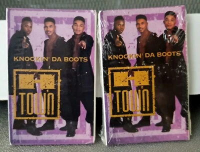 H-Town Knockin' Da Boots Luke Records 1993 Sealed Cassette Singles New x2 - Image 1 of 4