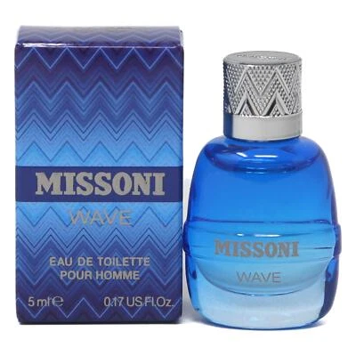 Missoni Wave Eau de Toilette para Hombre Miniatura 0.17 OZ / 5ML - NUEVO Foto 1 de 2