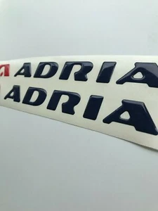 Pegatina Adria, logotipo 3D, para caravana Adria, autocaravana, 60x5 cm, emblema Adria - Imagen 1 de 6
