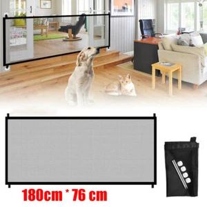 Haustier Hund Katzentor Tür Zaun Sicherheitsnetz Verstellbar Treppenschutzgitter - Bild 1 von 18