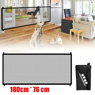 Treppenschutzgitter Türschutzgitter Türgitter Treppen Absperrgitter ohne Bohren - Bild 1 von 4