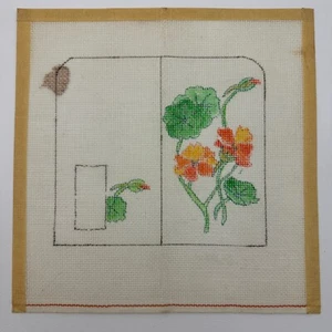 Needlepoint Flower Designs by Unknown Artist - Picture 1 of 10