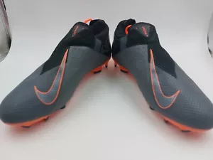 NIKE PHANTOM VSN PRO DF FG GRIGIO SCURO-MANGO GHOST PIZZO TAGLIA 10 AO3266-080 - Foto 1 di 11