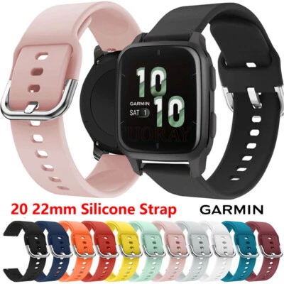 For Garmin Venu 2 3 2 Plus SQ 2 Music Vivoactive 4 3 265 255 Silicone Band Strap