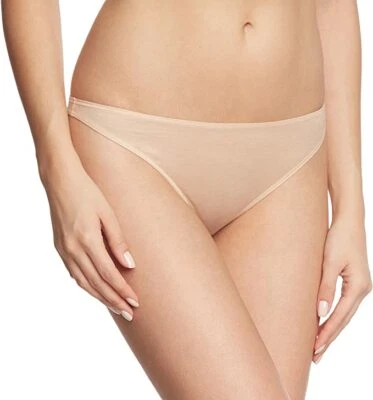 Ropa interior para mujer Hanro L60406 ultraligera piel tanga talla XS Foto 1 de 2