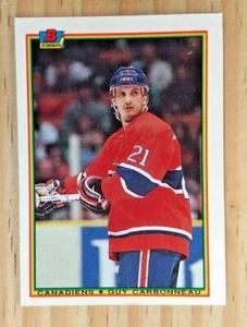 1990-91 SCORE GUY CHARBONNEAU CARD #44 NR-MINT MONTREAL CANADIENS BLUES STARS - Bild 1 von 2