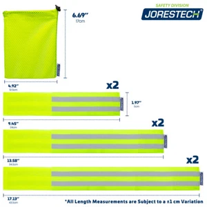 Hi visible Safety Reflective Bands Night Security + Reflective JORESTECH - Picture 1 of 4