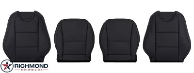 10-15 雪佛兰 Camaro-Driver & Passenger 完整正品皮革座椅套黑色 — 第 1/4 张图片