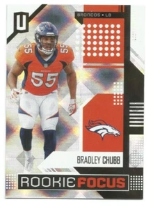 2018 Panini Unparalleled Bradley Chubb Rookie Focus #RF-BC DENVER BRONCOS - Bild 1 von 1