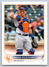 2022 Topps #256 James McCann New York Mets Baseball Card