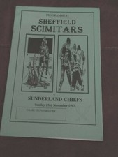 1997/98 SHEFFIELD SCIMITARS V SUNDERLAND CHIEFS ICE HOCKEY