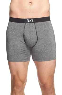SAXX L5417 Ropa Interior Ultra Boxer Mosca Sal y Pimienta Para Hombre Talla XL Foto 1 de 2