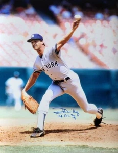 Autographed 16X20  RON GUIDRY  "78 AL CY" New York Yankees Photo w/ Show Ticket - Picture 1 of 1