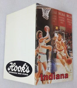 CBK Indiana Hoosiers 1986-87 Mens&Women's Basketball Schedule-NATIONAL CHAMPION - Picture 1 of 2