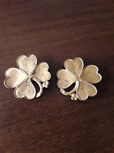 Schieber alt Metall vergoldet Kleeblätter 4 Blatt @ - Bild 1 von 4