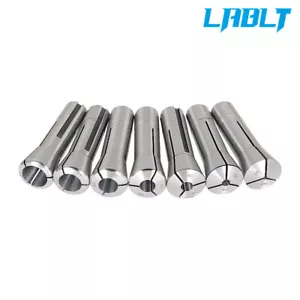 LABLT 7 Pezzi Set di Pinze Frazionarie R8 da 1/8" a 7/8" Alta Precisione per Bridgeport - Foto 1 di 12