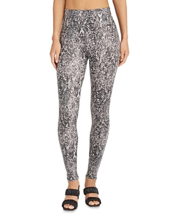 SPANX Faux Leather Snake Shine Leggings Sz Small Retail