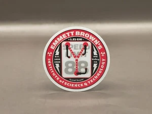 Back To The Future Vinyl Stickers Delorean Flux Capacitor Mcfly Doc Brown Clock - Picture 1 of 47