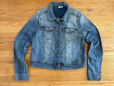 BP Nordstrom Womens sz L Blue light weight Denim Jeans Jacket - Image 1 of 4