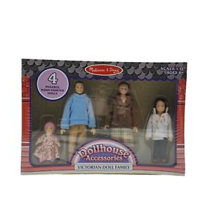 Melissa & Doug Dollhouse Accessories Victorian Doll Family, Ages 6+