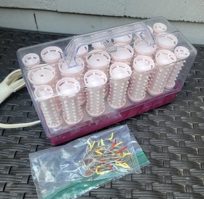 Remington Style Setter Model H-20 Hot Rollers Hair Curlers w/ Clips  - Image 1 of 2