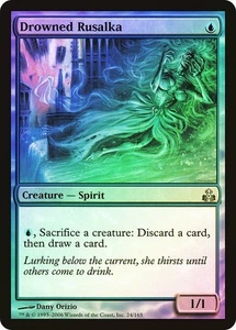 Guildpact MTG Foil Drowned Rusalka Magic - Picture 1 of 2