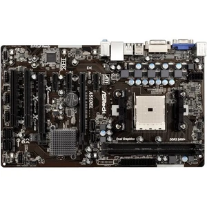 ASROCK A55DEL Motherboards AMD A55 DDR3 Socket FM1 ATX - Picture 1 of 4