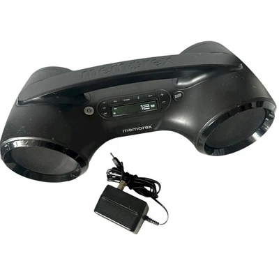 Flexbeats Boombox Bluetooth Memorex Negro Ligero ¡Funciona con ADAPTADOR! ALTAVOZ! Foto 1 de 4