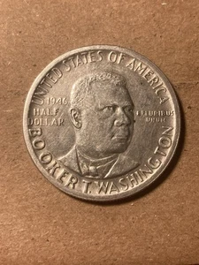 1946 Booker T Washington Half Dollar - As Shown! (#1283) - Picture 1 of 2