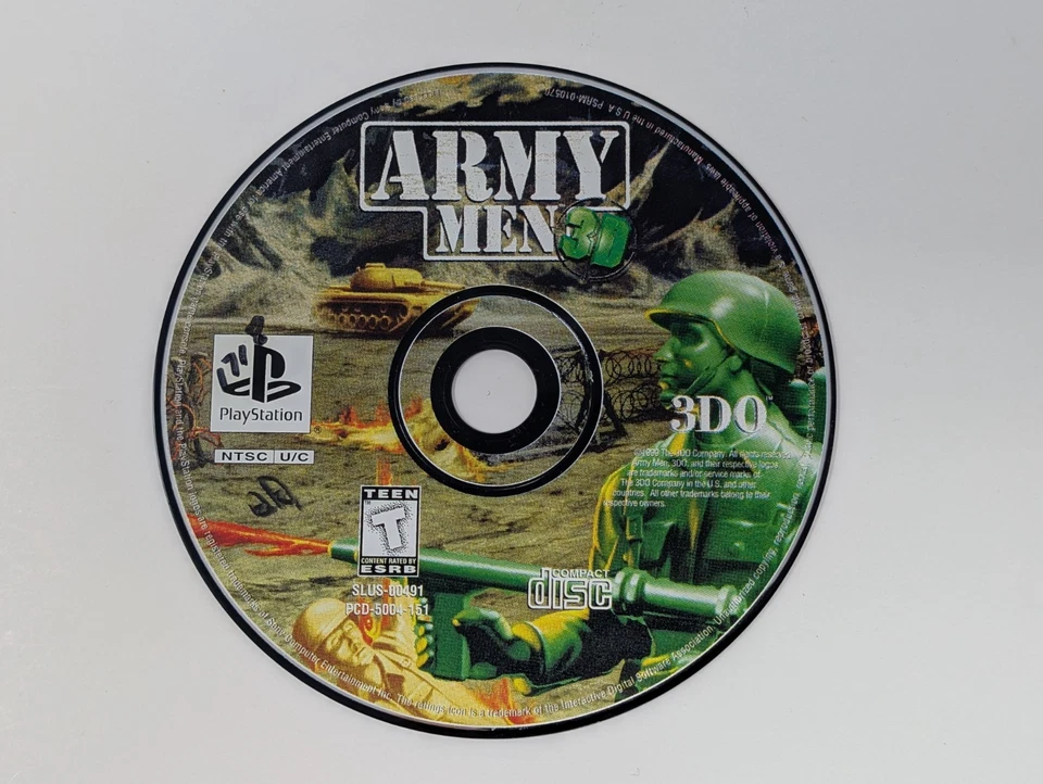 Army Men 3D (Sony PlayStation 1, 1999) - Disc Only - Image 1 of 1