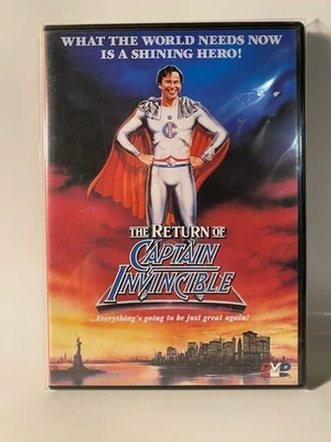 Return of Captain Invincible Elite US DVD 80s Australian Ozploitation superhero - Image 1 of 2