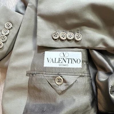 Vintage 1980’s VALENTINO Men’s Sport Coat Blazer Jacket 46 R Made Italy VTG 80’s - Image 1 of 4