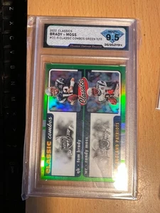 Combos clásicos Panini Classics 2022 Tom Brady/Randy Moss verde #11/15 DSG 9,5 - Imagen 1 de 2
