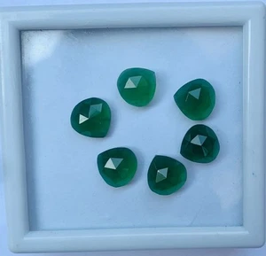 Aventurine Gemstone Natural Aventurine Rose Cut Faceted Pear Cabochon 10X10MM - Picture 1 of 5