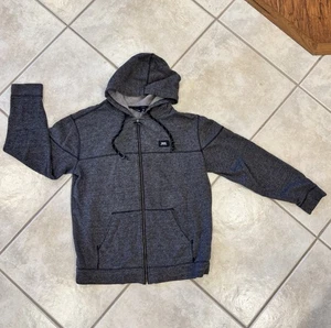 Vans Off  The Wall Men's Hoodie Adult Sz L Full Zip Up Grey Hoodie Streetwear - Picture 1 of 14