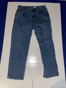 Levis 550 Relaxed Fit Blue Jeans Mens 36X30 VTG Y2K Work Denim Construction - Picture 1 of 18