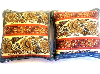 DaDa 2 Fundas de Almohada Bohemia Boho 18 x 18 Paisley Foto 1 de 4