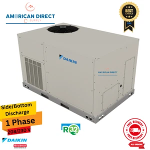 5 Ton Daikin Gas Electric Package Unit R32 140K BTU Commercial Air Conditioner - Picture 1 of 12